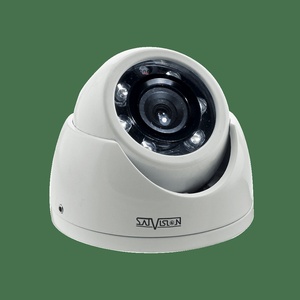 Антивандальная купольная AHD видеокамера; разрешение - 2 Mpix; объектив - 2.8 мм; поддержка форматов: AHD/TVI/CVI/CVBS