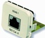 Адаптерная вставка AMP CO™ Plus 1xRJ45, Cat.6, приложение: телефонная, цвет: миндальный (RAL 9013)
