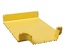 T-отвод вставка FiberGuide® 102х305, для лотка типоразмера 100х600, цвет жёлтый