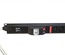 Hyperline SHE-20IEC-4BIEC-B-3PVB Блок розеток, вертикальный, 20 розеток IEC320 C13, 4 розетки IEC320 C19, автоматич. выключатель, кабель питания 3м (3х4.0мм2) с вилкой IEC 60309 32А (2х16A) (2P+E), 250В, 1556x44.4x44.4мм (ДхШхВ), корпус алюминий, черный