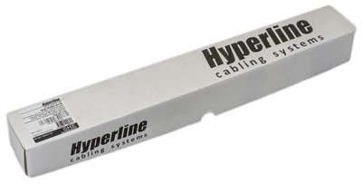 Hyperline SHE19-8SH-S-CB Блок розеток для 19" шкафов, горизонтальный, 8 розеток Schuko, выключатель с подсветкой, без кабеля питания, клеммная колодка 16A, 250В, 482.6x44.4x44.4мм (ШхГхВ), корпус алюминий, черный
