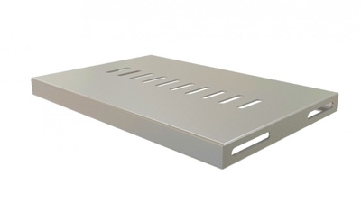 Hyperline SSH3-180-RAL7035 Полка для 10" шкафов TDC/TDB 272 x 180 мм, уст. размер 254 мм, цвет серый (RAL 7035)