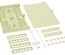 Пластиковая точка консолидации M224CPN, кол-во портов: до 24, Non-Plenum, ВхШхГ мм:214х308х37, цвет: ivory