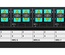 Коммутационная панель 40xLC Duplex/10xMPO-8(m) OM4 Method B Enhanced с фронтальным кабельным органайзером, высота: 1RU, цвет: чёрный