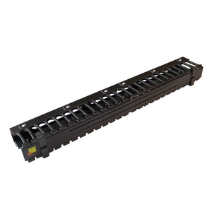 Кабельный органайзер 19" c крышкой, 2U