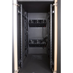 Шкаф LANMASTER SOUNDPROOF звукоизолированный 18U 750x1130 мм, отделка под дерево, цвет лиственница