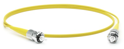 Hyperline FC-S2-9-ST/UR-ST/UR-H-30M-LSZH-YL Коммутационный шнур волоконно-оптический (шнур) SM 9/125 (OS2), ST/UPC-ST/UPC, 2.0 мм, simplex, LSZH, 30 м