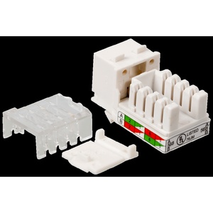 Модуль Keystone, RJ45, неэкранированный, кат.5E, без шторки, 90 градусов, цвет: белый