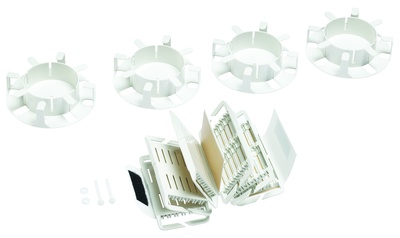 Комплект Splice Wallet®, 72Mechanical Splices (1x6x12), 4U Shelf, 4 Fiber Drums