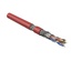 Hyperline SFUTP4-C5E-P26-IN-PVC-RD-305 (305 м) Кабель витая пара, экранированная SF/UTP, Cat.5e, 4 пары (26 AWG), многожильный (patch), экран - фольга + медная оплетка, PVC, –20°C – +75°C, красный