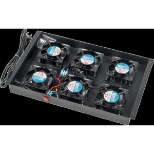 Блок 6-ти вентиляторов в крышу шкафа LANMASTER DCS глубиной 1070/1200 мм