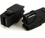 Hyperline KJ1-USB-VA2-BK Проходной соединитель формата Keystone Jack USB 2.0 (Type A), 90 градусов, ROHS, черный