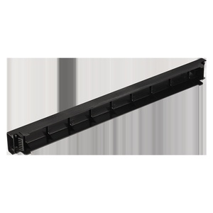 19" пластиковая фальш-панель 1U, быстросъемная, черная