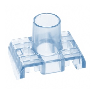 Прозрачная крышка для контактного блока гнезд SL-типа Cat.5e, цвет: голубой