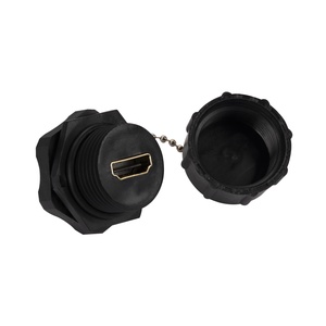 Индустриальный соединительный модуль HDMI, IP68, с крышкой