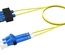 Коммутационный шнур LC-UPC/SC-UPC дуплексный, волокно: OS2 G.652.D and G.657.A1 TeraSPEED®, оболочка: LSZH, диаметр: 1.6, цвет: жёлтый, цвет разъёма: синий, длина м: 1-99