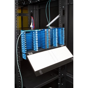 Бокс 19" на 48 компактных кассет MPO, 4U, черный