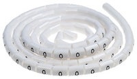 Hyperline OM-5.5-0 Маркеры на кабель, круглые, цифра 0, внутр. диам. 5.1мм (100 шт)