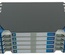 Шасси FACT™ Splice-Patch 120xSC/UPC SM и B-grade пигтейлы, поддон для гильз SMOUV, организация кабеля: right-hand patch, цвет: серый, высота: 5E=3.5RU