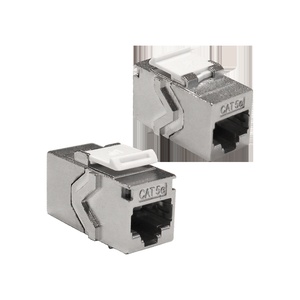 Повторитель портов RJ45, экранированный, кат.5E, формата Keystone