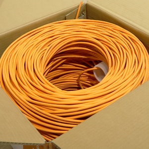 Кабель LANMASTER U/UTP, 4 пары, Кат. 6, с перегородкой, 550Mhz, LSZH, нг(A)-HF, синий, 305 м
