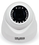 Купольная AHD видеокамера; разрешение 2 Mpix; объектив 2.8 мм; поддержка форматов AHD/TVI/CVI/CVBS