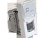 Вставка Mosaic 22.5x45, RJ-45 STP, кат.6, со шторкой и увеличенным окном маркировки, цвет: белый
