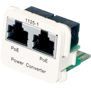 Адаптерная вставка AMP CO™ Plus 2xRJ45 Cat.6 POE Converter B->A Fast Ethernet, цвет: белый (RAL 9010)
