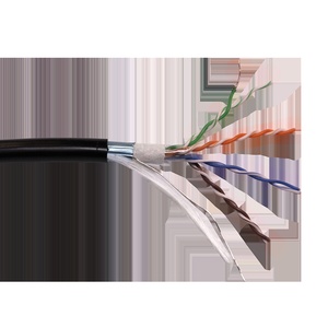 Кабель LANMASTER F/UTP 4 пары, кат. 5Е, 200Mhz, PE, для внешней прокладки, с водоблок. слоем, 305 м