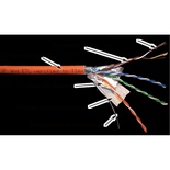 Кабель LANMASTER патч-кордовый FTP, 4x2, кат 5E, 100Mhz, LSZH, серый, 305 м