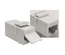 Повторитель портов RJ45, неэкранированный, кат.5E, формата Keystone, цвет: белый