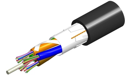 Внешний оптический кабель, волокон: 2, Тип волокна: G.652.D and G.657.A1, OS2 TeraSPEED®, конструкция: LTS до 12 волокон в трубках вокруг центрального силового элемента, изоляция: MDPE UV stabilized, диаметр: 9,3 мм, -40 - +70 град., цвет: чёрный