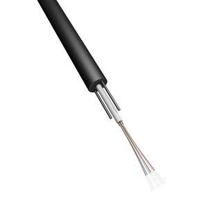 ВО кабель, небронированный, loose tube, 2 силов.эл. steel wire, GYXY, PE, внешний, 4 х OS2