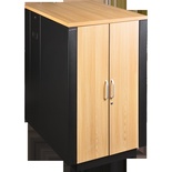 Шкаф LANMASTER SOUNDPROOF звукоизолированный 18U 750x1130 мм, отделка под дерево, цвет лиственница