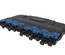 Модуль EHD ULL 12LC Duplex/2xMPO12(m) OS2 TeraSPEED® Method A Pairs straight, выравнивающие штырьки: да, пылезащитные заглушки: да, цвет: синий