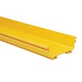 Прямая секция пластикового лотка FiberGuide® 51х152, цвет: жёлтый, длина: 3048