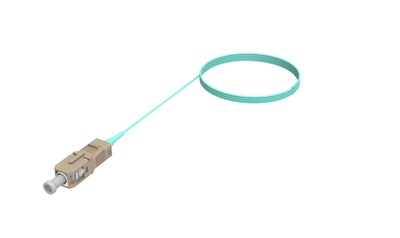 SС-полушнур, Тип волокна: OM4 50/125 мкм, Буфер: ___, LSZH, 2 m