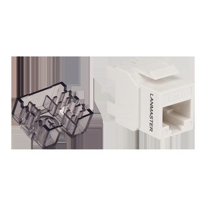 Модуль Keystone, RJ45, неэкранированный, кат.6, без шторки, 180 градусов, синий
