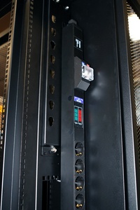 Hyperline CMK-M-RAL9005 Заглушка органайзера с крепежом типа "монетка"
