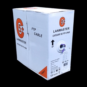 Кабель LANMASTER F/UTP, 4 пары, Кат. 5E, 200 МГц, LSZH, нг(А)-HF, оранжевый, 305 м