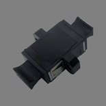 Адаптер оптический LANMASTER MPO тип B (Key-up/Key-up), с фланцами, черный