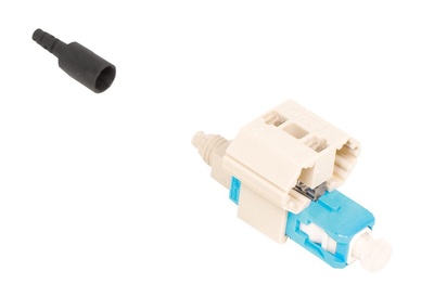 Соединитель LazrSPEED® Fiber Qwik II-SC Connector™ MM, для быстрой установки, цвет: бирюзовый