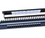 Hyperline PP3-19-16-8P8C-C6-110D Коммутационная панель 19", 1U, 16 портов RJ45, категория 6, Dual IDC, ROHS, цвет черный (задний кабельный органайзер в комплекте)