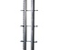 Настенная рама LSA-PLUS® Distribution Rack, на 68 плинтов Series 2 со стандартным креплением или на PROFIL, ГхШхВ: 150х285х2004, цвет: чёрный