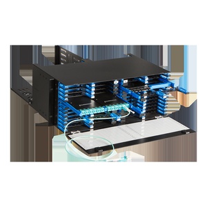 Бокс 19" на 48 компактных кассет MPO, 4U, черный